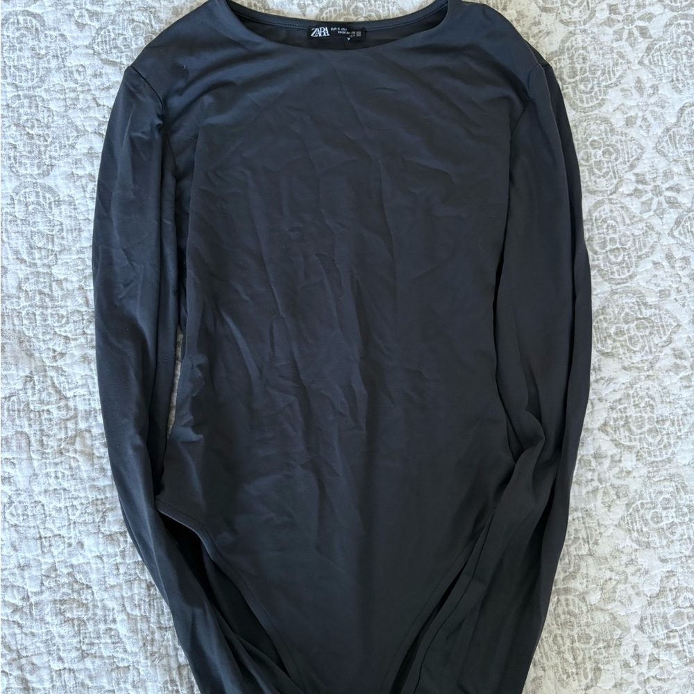 ZARA Basic Long Sleeve Bodysuit